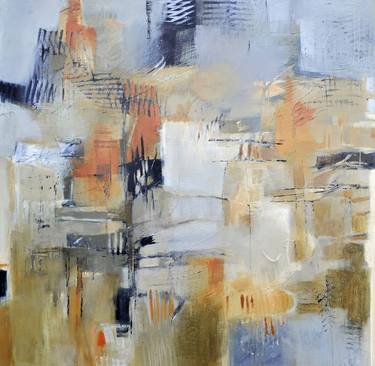 Original Abstract Cities Paintings by Filomena Booth