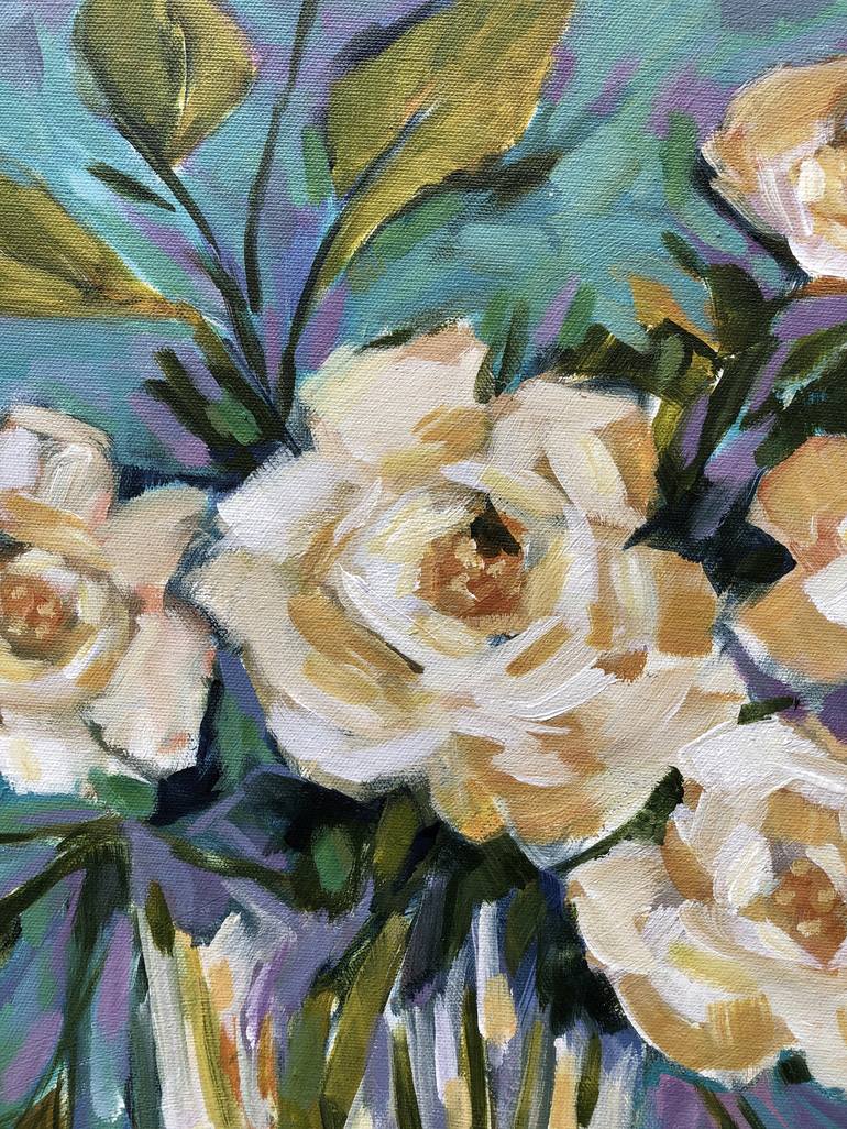 Original Floral Painting by Filomena Booth