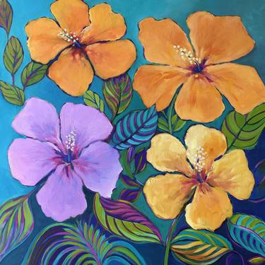 Original Floral Paintings by Filomena Booth