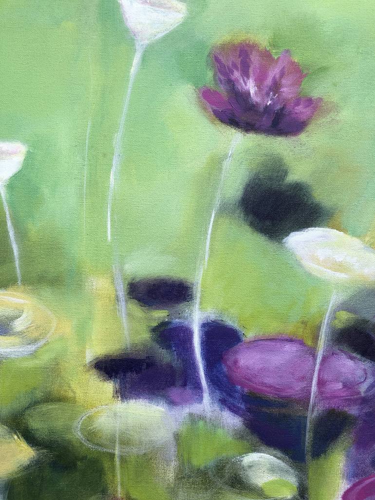 Original Abstract Botanic Painting by Filomena Booth