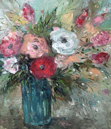 Original Floral Paintings by Filomena Booth