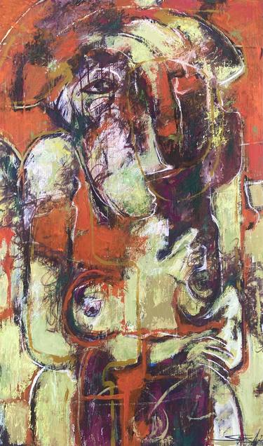 Original Abstract Expressionism Abstract Paintings by Alfonso Sosa