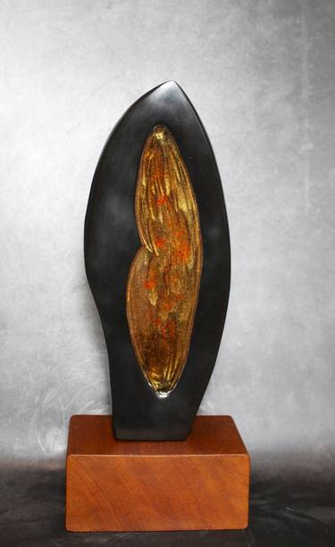 Original Abstract Sculpture by Cis Van Peer