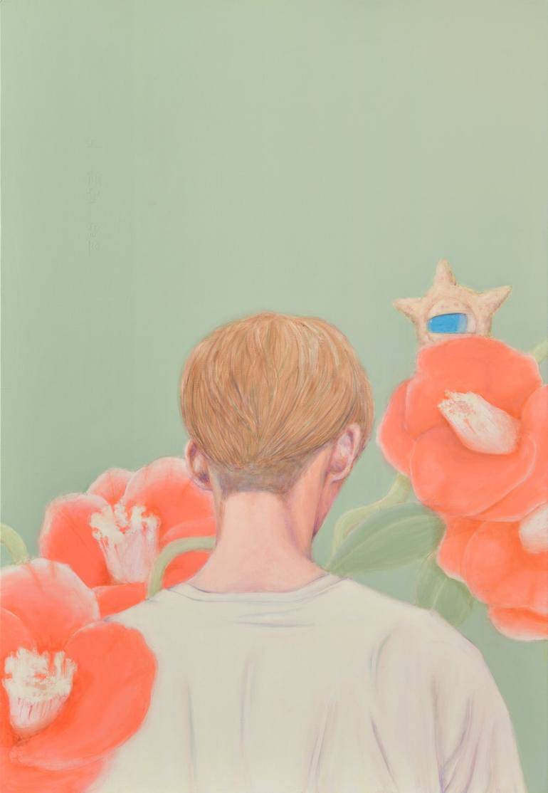 Original Fantasy Painting by Kyoung-soo Lee | Contemporary Art on Canvas | The night before