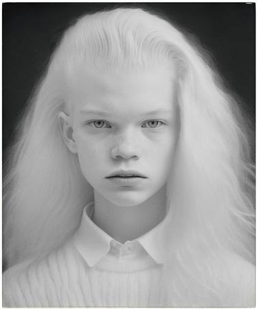 Print of Fine Art Portrait Digital by Lars Nagler