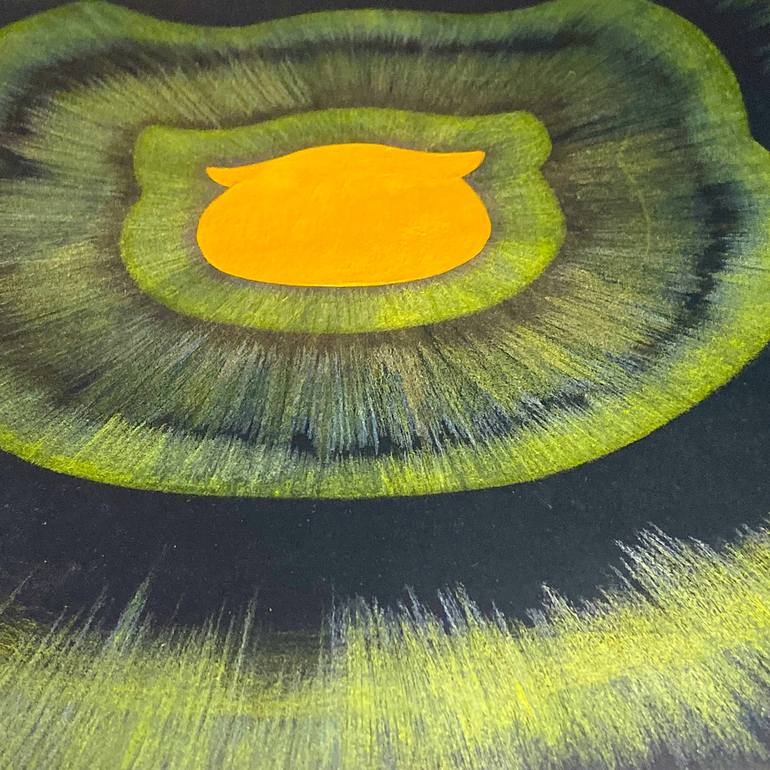 Original Abstract Expressionism Animal Drawing by Hiroki Ogata