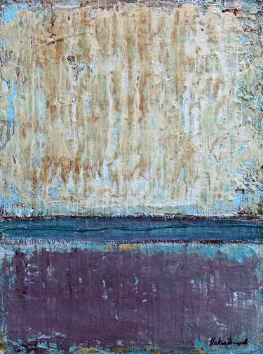Original Abstract Expressionism Abstract Painting by Halina Domanski