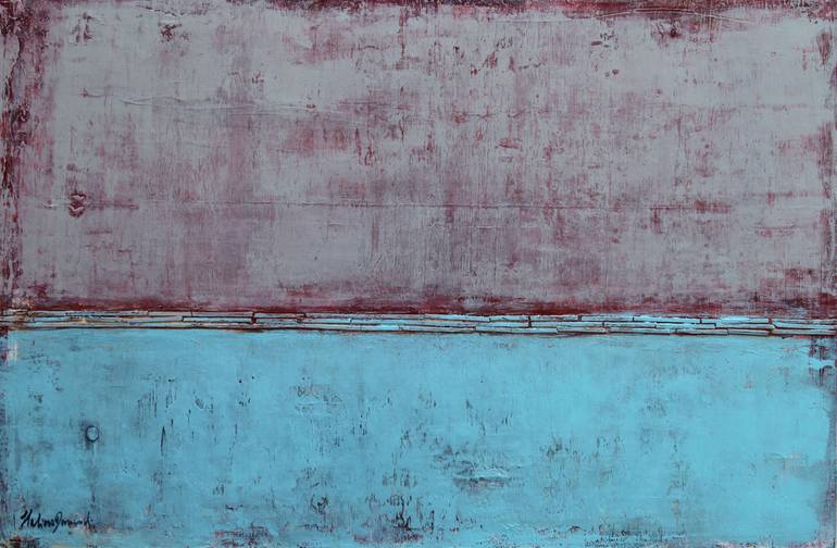 Original Abstract Expressionism Abstract Painting by Halina Domanski