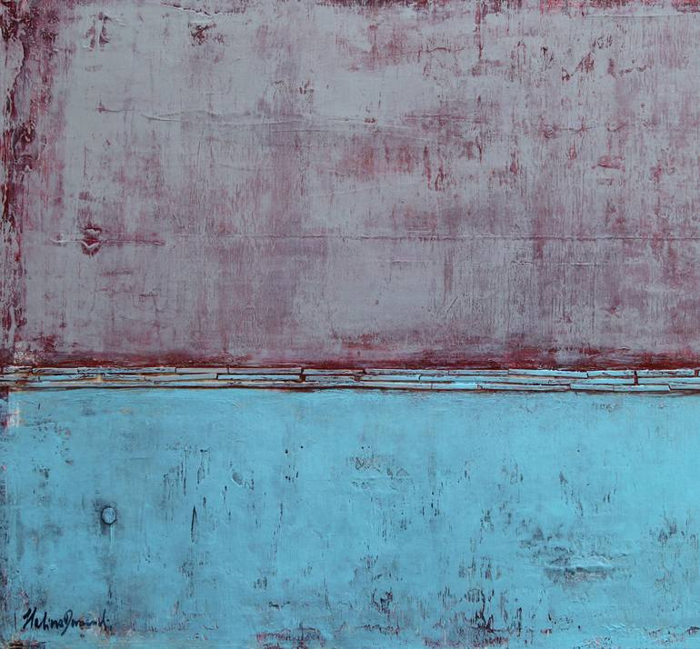 Original Abstract Expressionism Abstract Painting by Halina Domanski