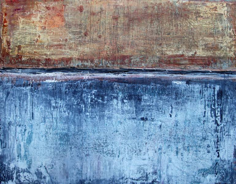 Original Abstract Expressionism Abstract Painting by Halina Domanski