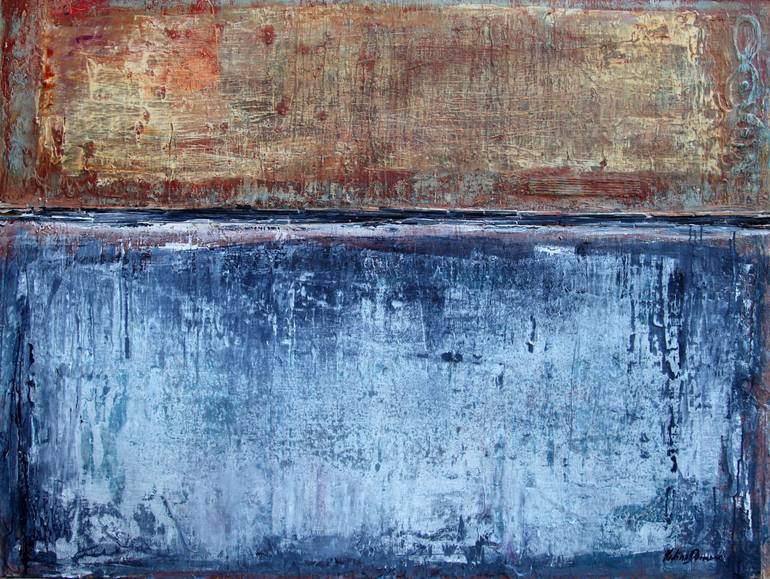 Original Abstract Expressionism Abstract Painting by Halina Domanski