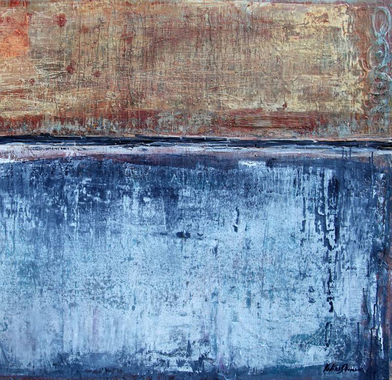 Original Abstract Expressionism Abstract Painting by Halina Domanski