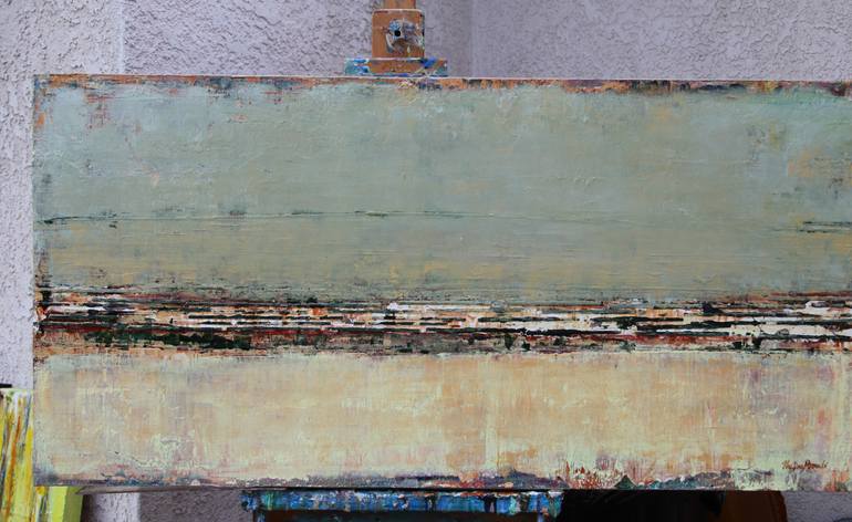 Original Abstract Expressionism Abstract Painting by Halina Domanski