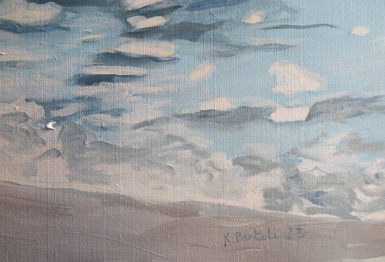 Original Contemporary Beach Painting by karine Bartoli
