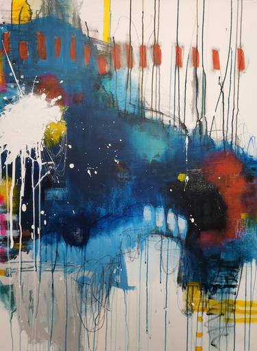 Original Abstract Expressionism Abstract Paintings by Marilen Samuels