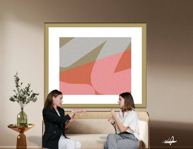 Original Contemporary Abstract Digital by Norma Duncan