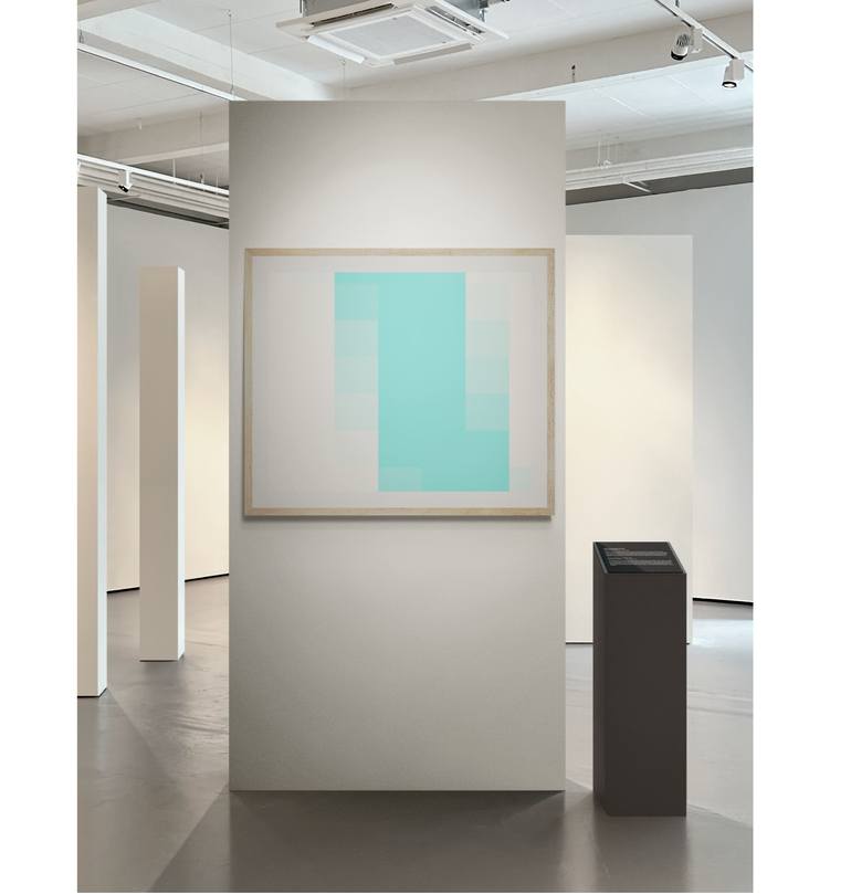 Original Minimalism Abstract Digital by Norma Duncan