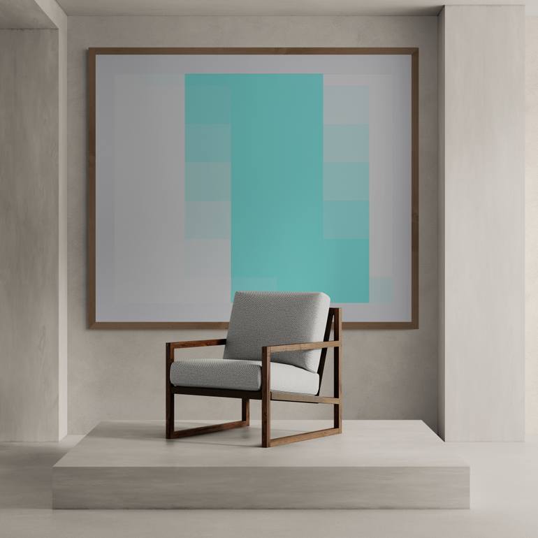 Original Minimalism Abstract Digital by Norma Duncan