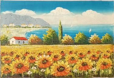 Original Landscape Paintings by Glowvia Art