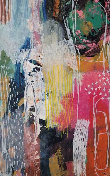 Original Abstract Expressionism Abstract Paintings by Niina Doherty