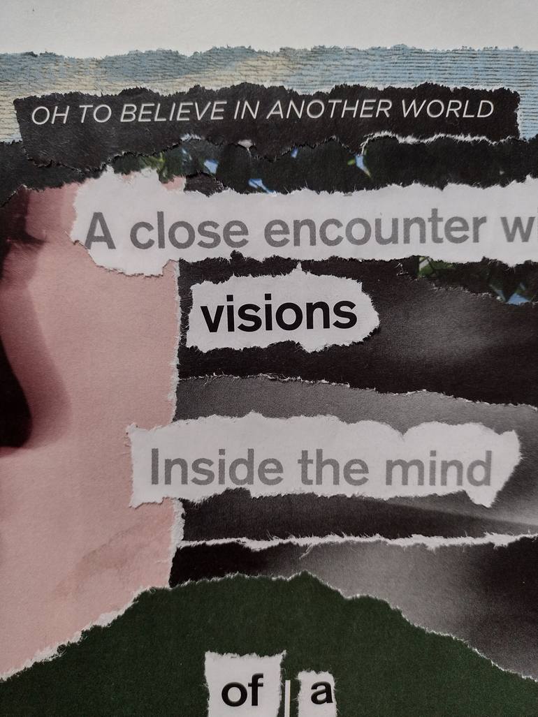 Original Contemporary Women Collage by Roberta Killip