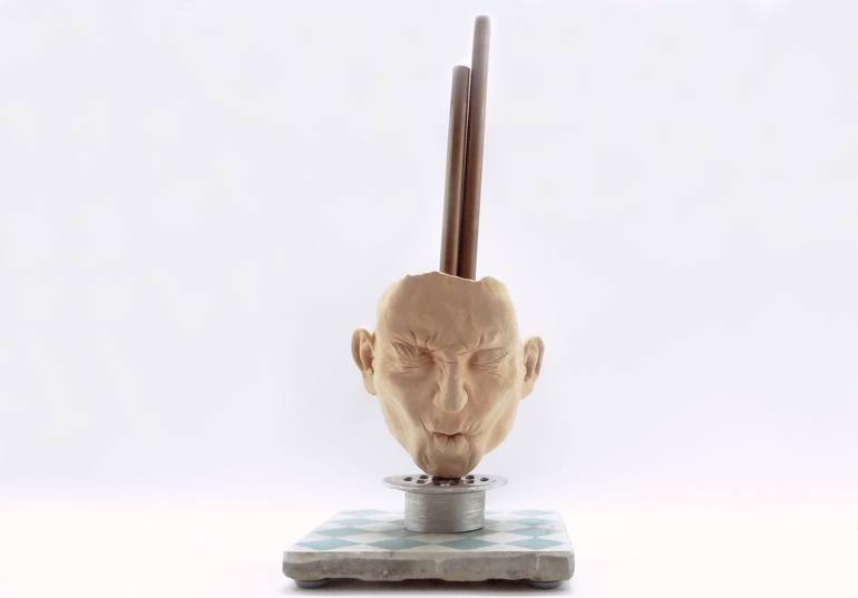 Original Conceptual Home Sculpture by Alejandro Leon