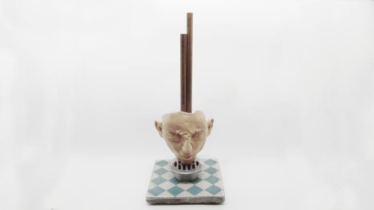 Original Conceptual Home Sculpture by Alejandro Leon