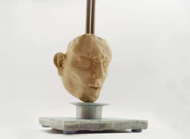 Original Conceptual Home Sculpture by Alejandro Leon