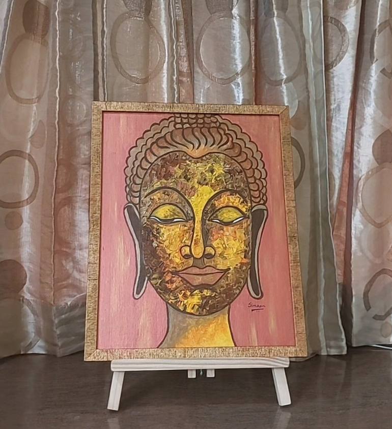 Original Abstract Expressionism Religion Painting by Simran Datwani