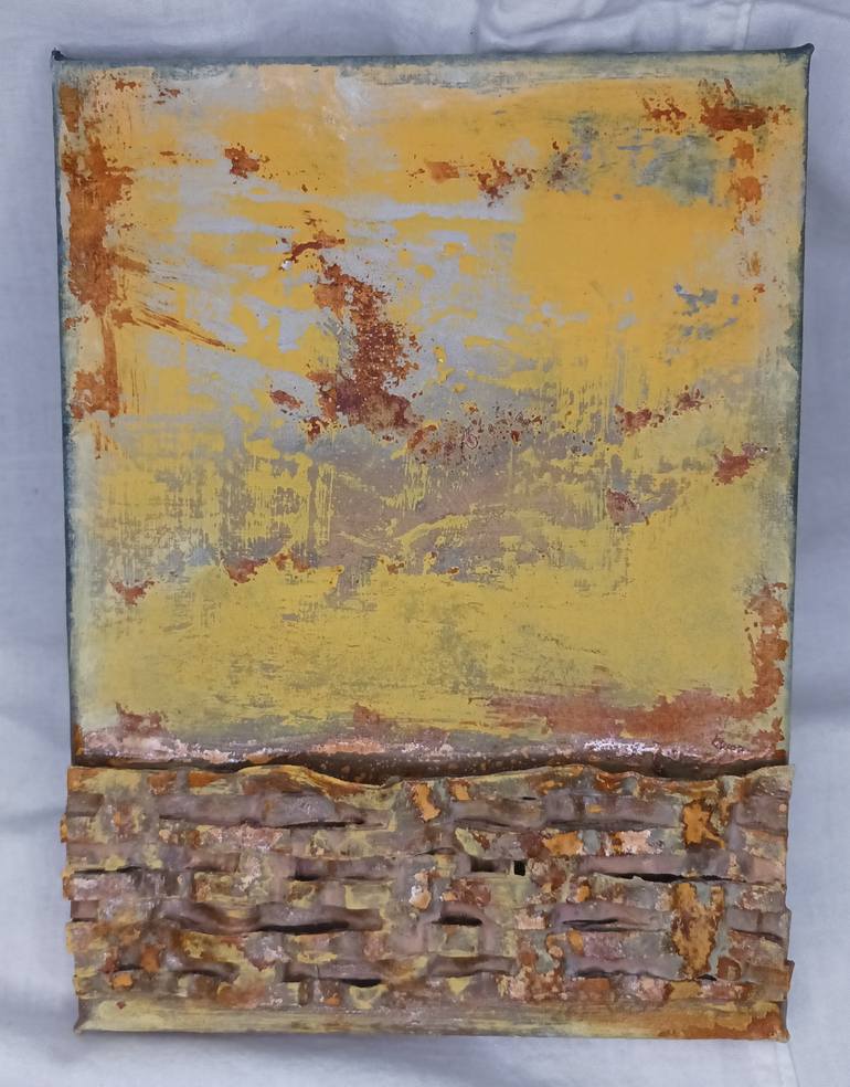 Original Abstract Mixed Media by Slavomir Klacko