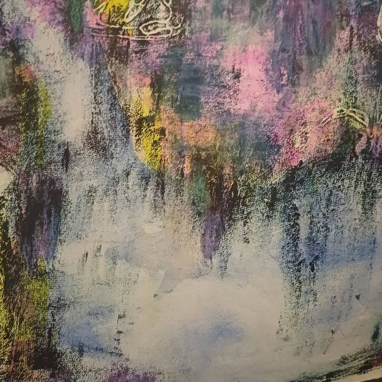 Original Abstract Expressionism Abstract Painting by Doina Enos