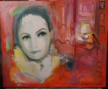 Original Abstract Expressionism Celebrity Paintings by Doina Enos