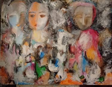 Original Abstract Expressionism Abstract Paintings by Doina Enos