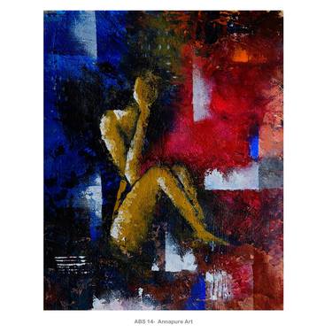 Original Abstract Expressionism Abstract Paintings by Mahesh Annapure