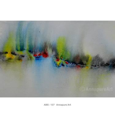 Original Abstract Landscape Paintings by Mahesh Annapure