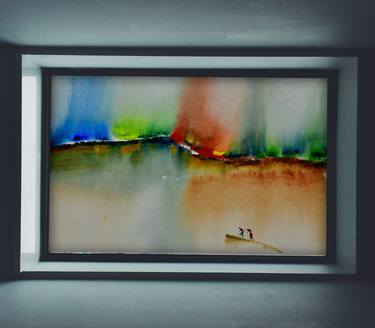 Original Abstract Landscape Paintings by Mahesh Annapure