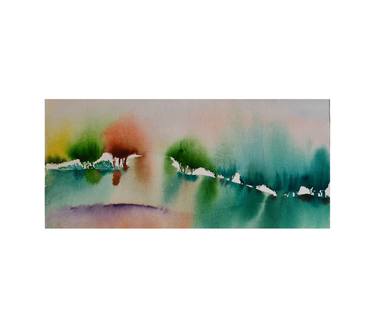 Original Abstract Landscape Paintings by Mahesh Annapure