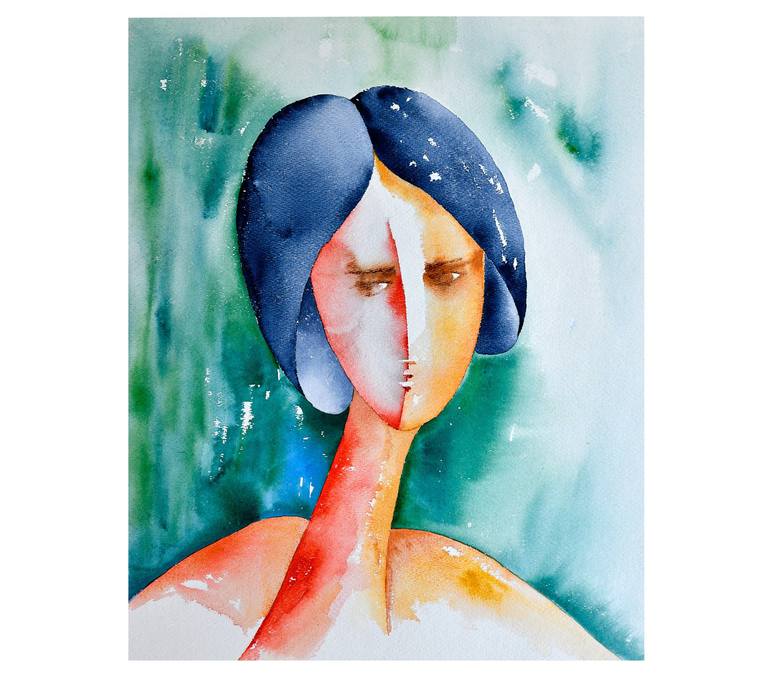 Original Art Deco Abstract Paintings by Mahesh Annapure