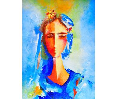 Original Figurative Abstract Paintings by Mahesh Annapure
