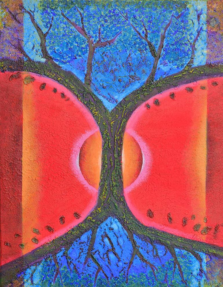 Original Abstract Geometric Paintings by Mahesh Annapure