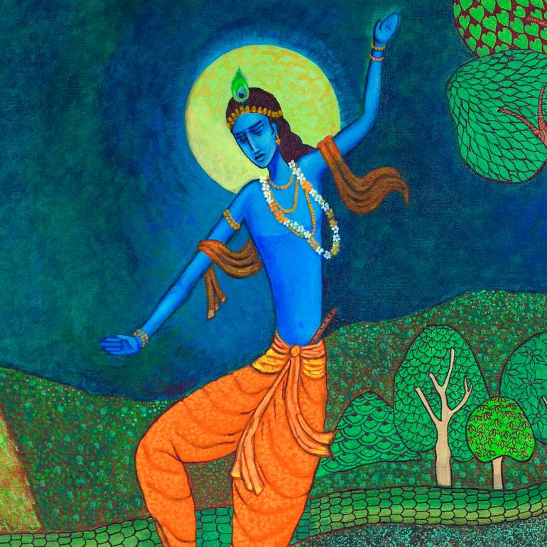 Original Contemporary Religion Painting by Mahesh Annapure