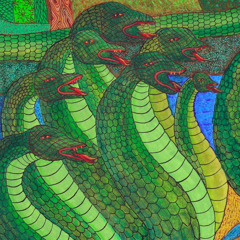 Original Contemporary Religion Painting by Mahesh Annapure