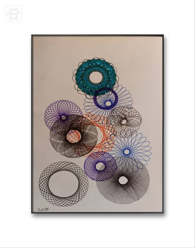 Original Abstract Drawing by Katerina Petrova