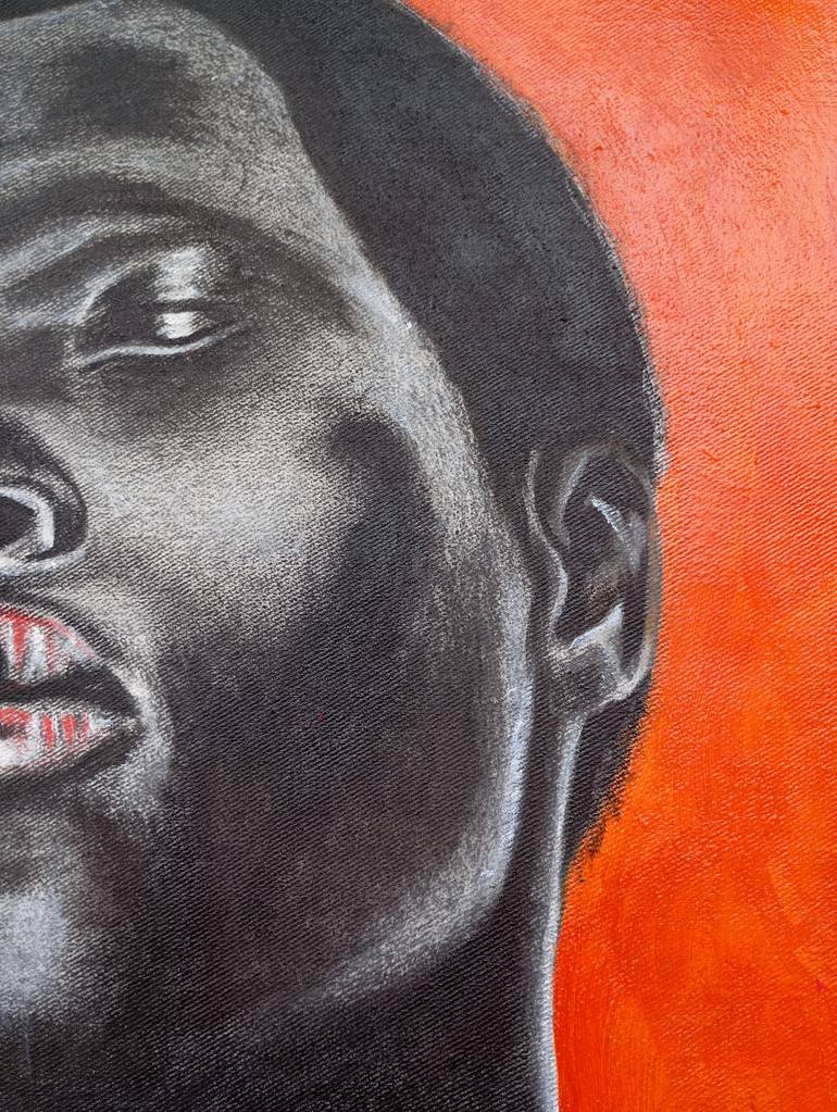 Original Black & White People Mixed Media by Ayandare Adeniran Ayanmuyiwa