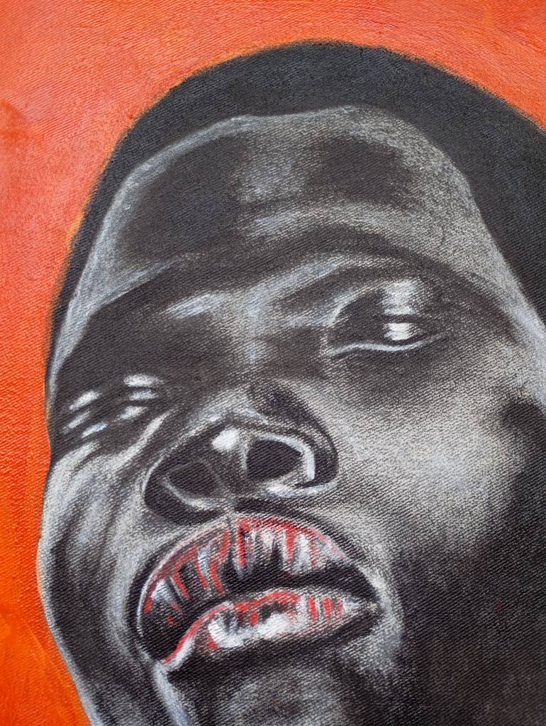 Original Black & White People Mixed Media by Ayandare Adeniran Ayanmuyiwa