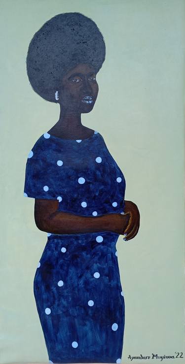 Original Figurative Women Paintings by Ayandare Adeniran Ayanmuyiwa