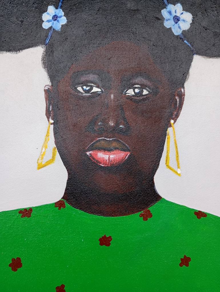 Original Contemporary Women Painting by Ayandare Adeniran Ayanmuyiwa