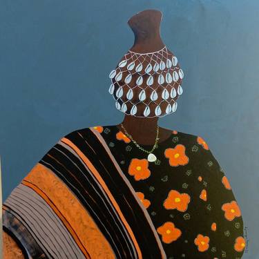 Original Abstract Expressionism Women Paintings by Ayandare Adeniran Ayanmuyiwa