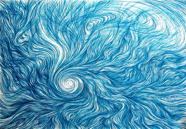 Saatchi Art Artist Giorgio Vaselli; Drawings, “Energy Flow” #art