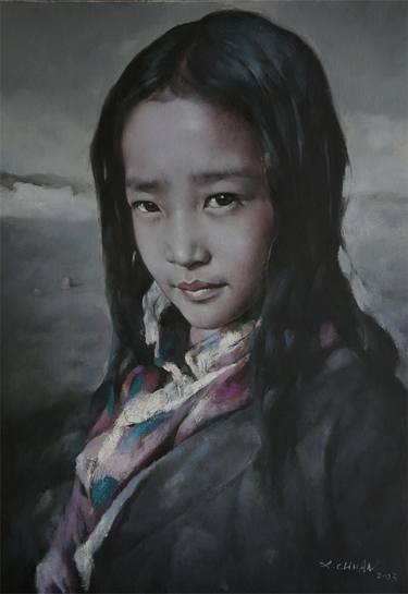 Original Realism Portrait Paintings by 小川 张